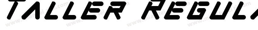Taller Regular字体转换